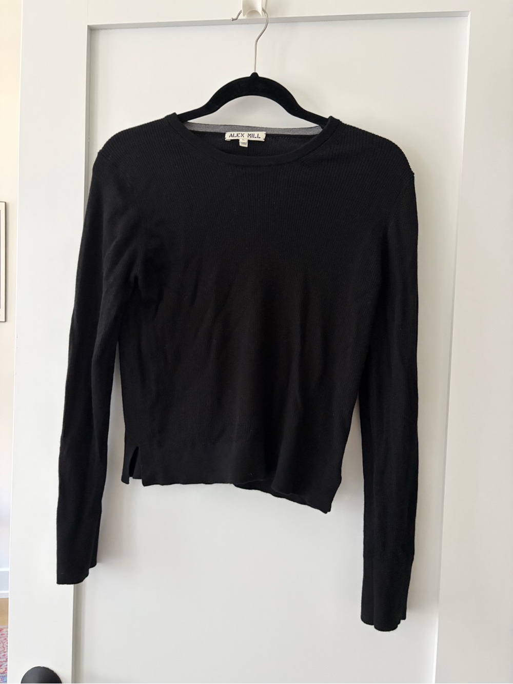 Alex Mill Black Ava Sweater Tee size L